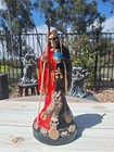 Santa Muerte Blessed Color Red   Black Size 13  Love - Luck Bendesida Money