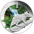 Super Rare Australia Tasmanian Wilderness Devil Celebrate Anda Silver Coin 2011