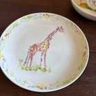 Tiffany   Co 2002 Childs Tiffany Jungle Tableware 3 Pc Dish Set Plate Bowl   Cup
