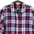 Boden 100  Cotton Flannel Shirt Size 16 Plaid Soft Cozy
