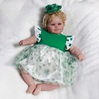 Realistic 20  Reborn Baby Dolls Vinyl Silicone Real Lifelike Newborn Girl Doll