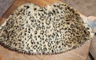 Children s Place Black   Brown Faux Fur Shawl W  Bow - Sz 2t