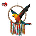Pet Bird Cotton Rope Swing Ring - Hanging Perch   Chew Toy For Parrot Budgie S l