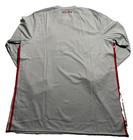 Adidas Atlanta United Fc Mls Authentic Long Sleeve Jersey Gray red Size L 2xl