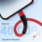 Braided Fast Charger Cable Heavy Duty Usb Lot Cord For Iphone 14 13 12 11 X Xr 8