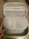 Momcozy Breast Pump Carrying Case Storage Organizer White Gray Portable Travel