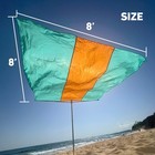 Flow Shade Beach Tent Canopy - Easy Set Up - No Assembly Required - 1-4 People