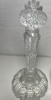 Lot Of 2 Vintage Crystal Perfume Decanters  Excellent Condition