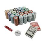 Clay Poker Chips Set With Aluminum Case New 500ct 14g Casino Poker Chips Set Us