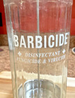 Vintage  Barbicide Barbers Disinfectant Glass Jar W  Metal Lid And Insert