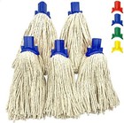 Cotton Mop Heads Replacement Colour Coded Floor Heavy Duty Socket Head Universal