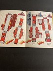 Vintage Model Fire Department Paper Toy  uncut 