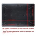  Abs Plastic Electrical Project Case Power Junction 10 4 x 7 2 x 3 7  1 Pack