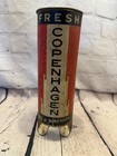 Vintage Copenhagen Snuff Chew Tobacco Store Dispenser Display Metal 15 Tin Cans 