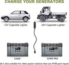 Cigarette Lighter To Xt60 Cable Car Charging Cable Outdoor Power Charging Cable