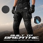 Jag Motorcycle Protective Pants - Dual Sport Motocross Ce Armored Pants