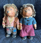 Rare Vintage Steiff Hedgehog Family 6 Members  Mecki Micki Macki Mucki 1960s