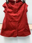 Pottery Barn Kids Baby Red Velvet Dress 0-3 Months 2 Piece Set Christmas