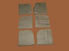 New 6 Pack Military Issue Polyester Microfiber Washcloth Coyote Brown