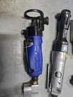 Lot Of 7 Central Pneumatic Air Tools - Ratchet  Cut Off  Die Grinder  Impact