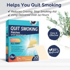 Quit Smoking Patches  30 Patches   Step 1 Stop Aids  21mg Quit Smoke Patches