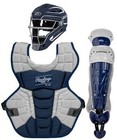 Rawlings Velo 2 0 Nocsae Intermediate Catchers Set  ages 12-15  Navy   White