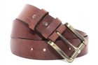 Men s Genuine Buffalo Full Grain Leather Belt  1 1 2  Width  Handmadeus