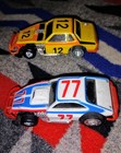 Vtg Tyco Tcr Slotless Car Stotcars Lot X 2