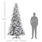 7  Snow Artificial Christmas Tree Realistic Holiday Decoration  W  616 Tips
