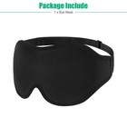 3d Travel Silk Eye Mask Sleeping Soft Padded Shade Cover Rest Relax Blindfold