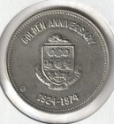 1924-1974 Oshawa Golden Anniversary  1 Trade Dollar Token Canada