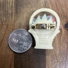 Vintage 1982 Hallmark Tan Plastic Easter Flower Basket Floral Spring Brooch Pin
