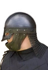 Viking Medieval Chainmail Helmet Norman Knight Armor Steel Cosplay Larp Gift