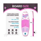 Kids Paddle Board With Sup Accessories  Child Paddle Board Durable  Lightweig   