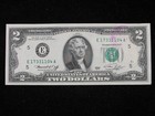 1976 Postmarked Bicentennial Two Dollar Note   Uncirculated    2 First Day Issue
