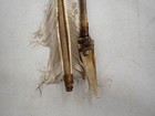 2 Native American-style Buckskin Quiver Sets Decor