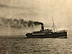Steamship Strathcona 1909 Real Photo Postcard Sunk By German Submarine U-78 Rare