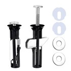 2 Pcs Heavy Duty Toilet Seat Fastener Bolt Kit  Universal Toilet Seat Bolt Kit