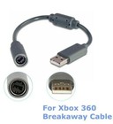 Usb Breakaway Dongle Cable Cord Adapter For Xbox 360 Pc Wired Controller Usa