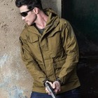 M65 Army Casual Tactical Jacket Outdoor Windbreaker Mens Hooded Military Coat