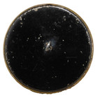 Large Antique Ornate Silvered Brass Button W Celluloid Nice 1 1 2