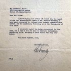 John F  Kennedy   Psa   Senate Autograph Veterans Assistance Letter Signed Jfk