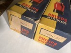 Rare Pair   2   12sn7gt Philips Holland Old Tube Miniwatt Nos Coated Strong Nib