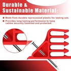 200pcs Cable Stackers  Cable Staples Clips With Steel Nails  Electrical Wire    