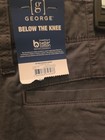 Men   s George Dark Gray Cargo Below The Knee 14    Shorts  Nwt   Size 42 
