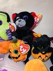 Halloween Ty Beanie Baby Babies Boos New With Tags Pumpkin Batch Of 16