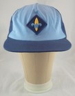 Vtg Snapback Boy Scouts Bsa Webelo Patch Cap Hat Made In Usa Blue Youth Size M l