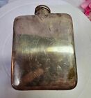 Vtg Silverplate Pocket Whiskey Hip Flask Bottle-read- G5