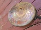Vintage French Hammered Copper Skillet Made In France 9  Inch Surface Pan Pot