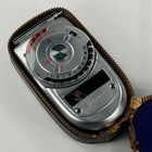 Sekonic Auto-leader Model L-38 Analog Reflected Light Meter W  Leather Case